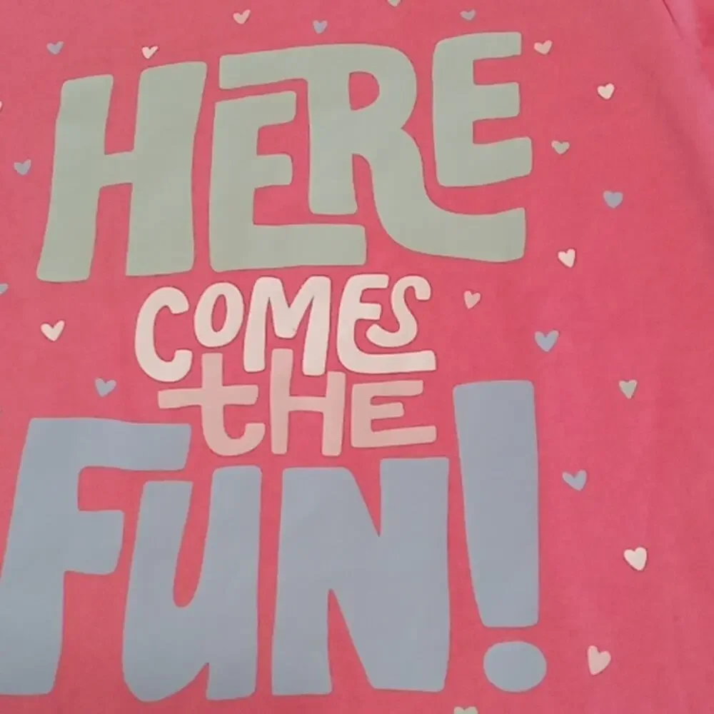NWT  Carters girls size 6 long sleeve  Here comes Fun top.